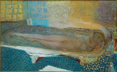 عارية في الحمام امرأة عارية في حوض الاستحمام. رسم بيير بونارد بواسطة بيير بونارد