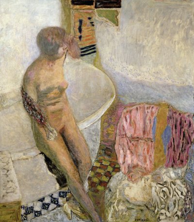 عارية من حوض الاستحمام بواسطة Pierre Bonnard