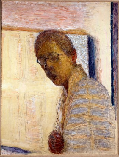 بورتريه ذاتي - 1930 (غواش وقلم رصاص على ورق) بواسطة بيير بونارد