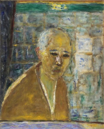 بورتريه ذاتي في سن 78 عام 1945. بواسطة بيير بونارد