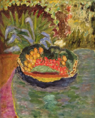 الحياة الساكنة مع الفاكهة ، ج .1943-44 بواسطة Pierre Bonnard