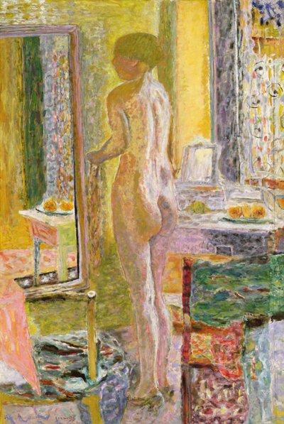 عارية أمام المرآة بواسطة Pierre Bonnaud
