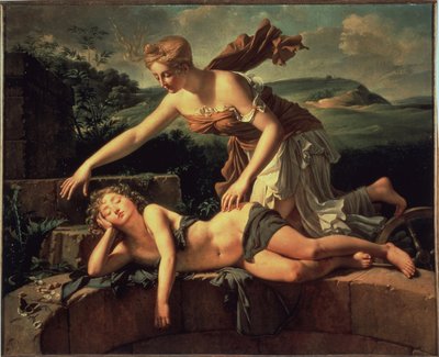 الطفل والثروة. لوحة بيير بوالون (1776-1831) بواسطة بيار بويلون