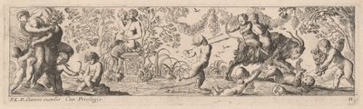 سهام الرماية Putti و Satyrs بواسطة بيير بريبيت