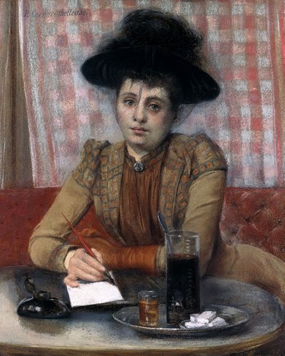 في المقهى ، حوالي 1900-1901 (باستيل على ورق موضوع على قماش) بواسطة بيير كارير بليوز