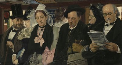 في Omnibus ، 1877. بواسطة بيير كاريير بليوز