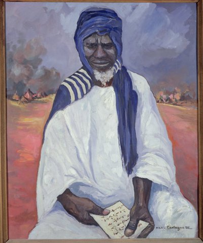 صورة لأمامي ساموري توري (1830-1900) (زيت على قماش) بواسطة بيير كاستانييز
