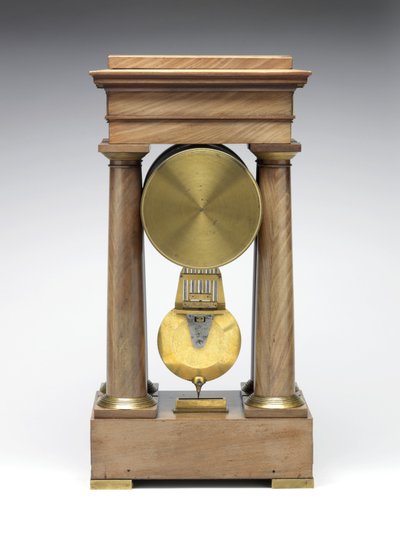 الساعة العشرية c.1798-1805 (الصنوبر والنحاس والمينا) بواسطة بيير دانيال ديستيجني
