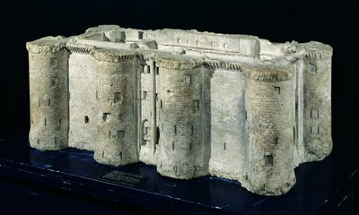 نموذج للباستيل مصنوع من أحد أحجار الباستيل بواسطة بيير فرانسوا بالوي