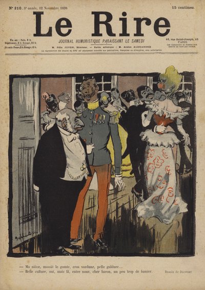 رسم توضيحي لـ Le Rire بواسطة Pierre Georges Jeanniot