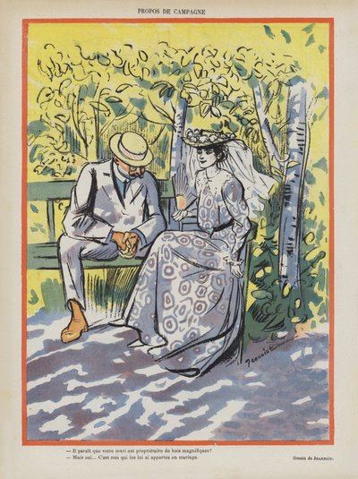 رسم توضيحي لـ Le Rire بواسطة Pierre Georges Jeanniot