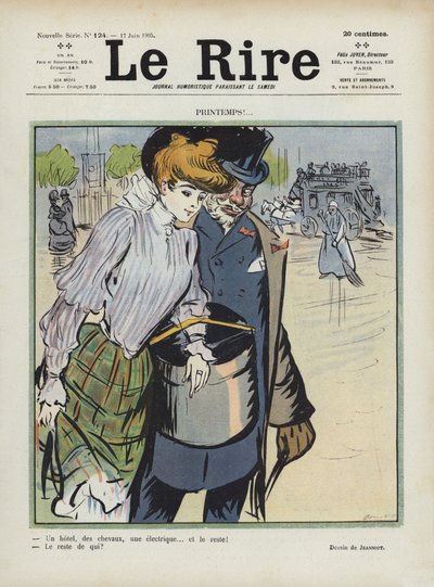 رسم توضيحي لـ Le Rire بواسطة Pierre Georges Jeanniot