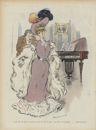 رسم توضيحي لـ Le Rire بواسطة Pierre Georges Jeanniot