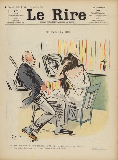 رسم توضيحي لـ Le Rire بواسطة Pierre Georges Jeanniot