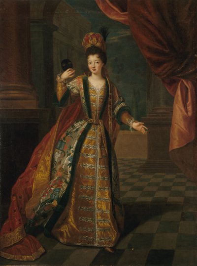 لويز فرانسواز دي بوربون 1673-1743 ، مادموزيل دي نانت ، حوالي 1690. بواسطة بيير جوبيرت