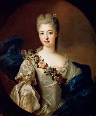 صورة شارلوت أغلاي أورليانز ، مدموزيل دي فالوا ، 1720s. بواسطة بيير جوبيرت