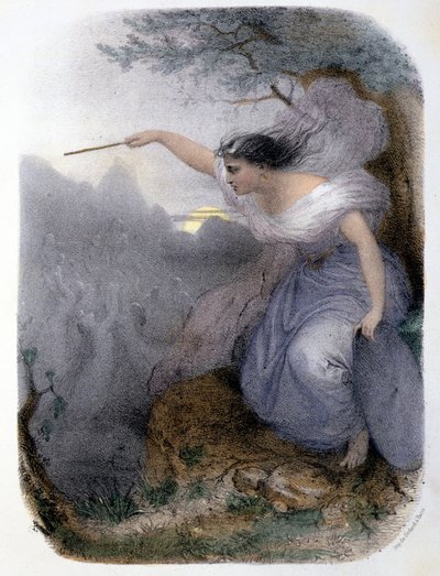 La Fée Willis - in “Les femmes mythologiques””, by Mery and Foelix, ill. by G. Staal, ed. by Gouet بواسطة بيير جوستاف يوجين ستال