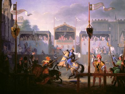 مشهد بطولة في القرن الرابع عشر ، 1812 (لمزيد من التفاصيل انظر 89703) بواسطة بيير هنري ريفيل