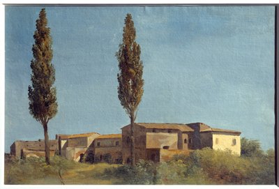 في فيلا فارنيزي ، الحوران. لوحة لبيير هنري دي فالنسيان (1750-1819) بواسطة بيير هنري دي فالنسيان