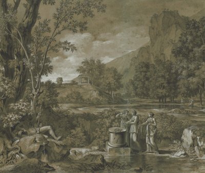المناظر الطبيعية الكلاسيكية ، 1779. بواسطة بيير هنري دي فالنسيان