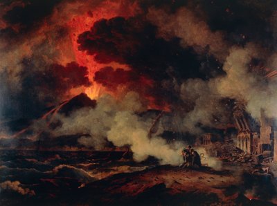 Eruption of Vesuvius (oil on canvas) بواسطة بيير هنري دي فالنسيان