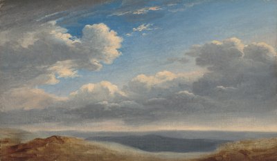 دراسة الغيوم فوق الرومان كامباجنا ، ج. 17821785. بواسطة بيير هنري دي فالنسيان