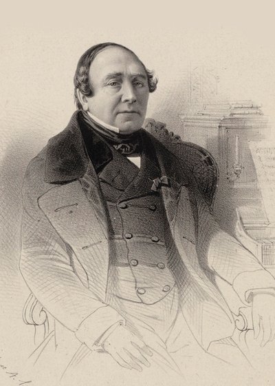 صورة لمغني الأوبرا لويس أنطوان إليونور بونشارد 1787-1866 ، 1850. بواسطة بيير هيبوليت أومونت
