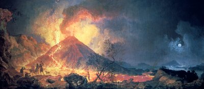 ثورة فيزوف ، 1770. بواسطة بيير جاك فولاير