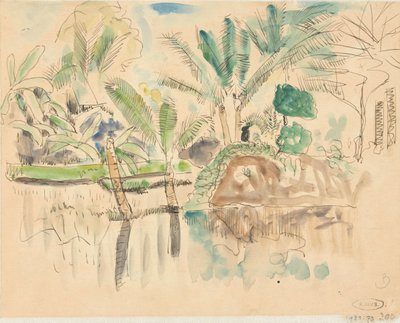 النخيل بالمياه بواسطة بيير جان أبول