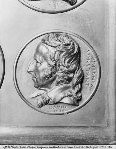 هنري بنيامين كونستانت دي ريبيك ، 1830 (برونزي) بواسطة Pierre Jean David d