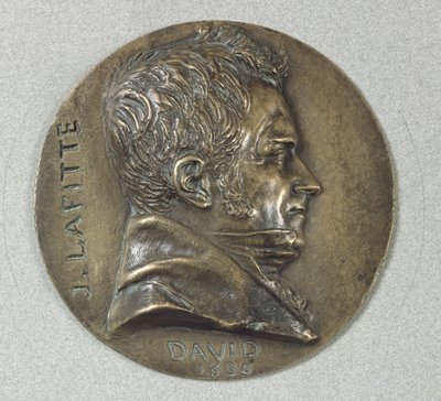 ميدالية مع صورة جاك لافيت (1767-1844) 1830 (معدن) بواسطة بيير جان ديفيد دانجيرز