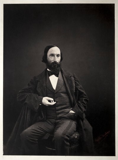 أوغست فاكويري ، ج. 1860. بواسطة بيير جان ديلبار