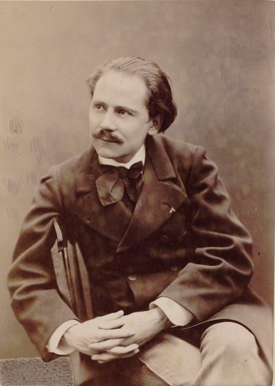 صورة شخصية للملحن جول ماسينيت 1842-1912 ، 1880. بواسطة بيير لانيث بيتي