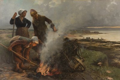مواقد عشب البحر ، 1884. بواسطة بيير ماري بيل