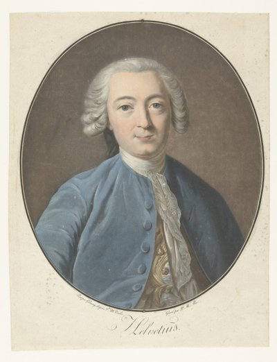 صورة لكلود أدريان هيلفيتيوس Helvetius (العنوان على الكائن) مجموعة الرجال العظماء (عنوان المسلسل) بواسطة جان فرانسوا غارنيري