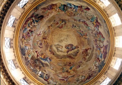 قبة كنيسة فال دي جريس رسمها بيير مينيارد (1612-1695) بواسطة بيير مينارد