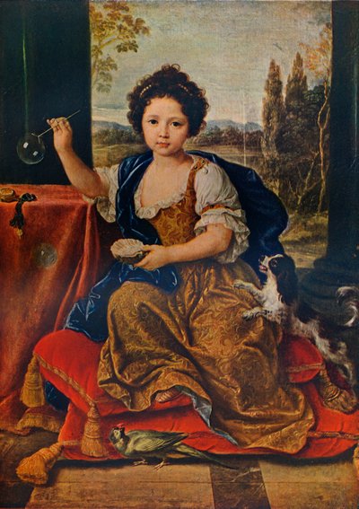 لويز ماري آن دي بوربون ، 1674-1681 ، ابنة لويس الرابع عشر غير الشرعية ، c1680 ، 1911 بواسطة بيير مينارد