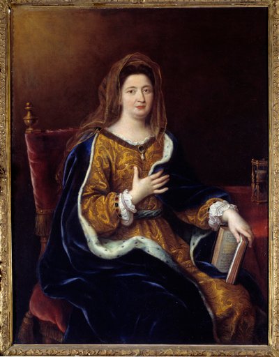 صورة لفرانسواز دأوبيني ، ماركيز (مدام) دي مينتينون (1635 - 1719) ، عشيقة لويس الرابع عشر. لوحة بيير مينارد (1612-1695) بواسطة بيير مينارد