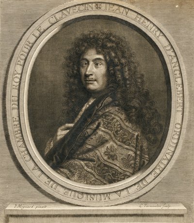 صورة الملحن جان هنري دانجليبرت 1629-1691 ، 1689 بواسطة بيير مينارد