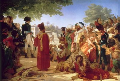 نابليون بونابرت العفو عن المتمردين في القاهرة ، 23 أكتوبر 1798 بواسطة بيير نارسيس غيرين
