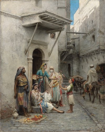 بائع الزهور الشاب ؛ بائع الزهور الشاب بواسطة بيير أوتين