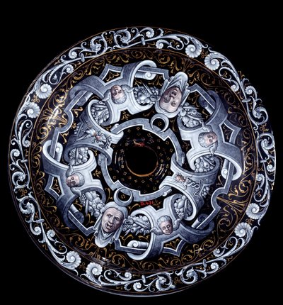 ظهر Enamaille مسطح منسوب إلى Pierre Reymond (نشط 1537 - بعد 1584) 1569. باريس ، متحف اللوفر بواسطة بيير ريمون