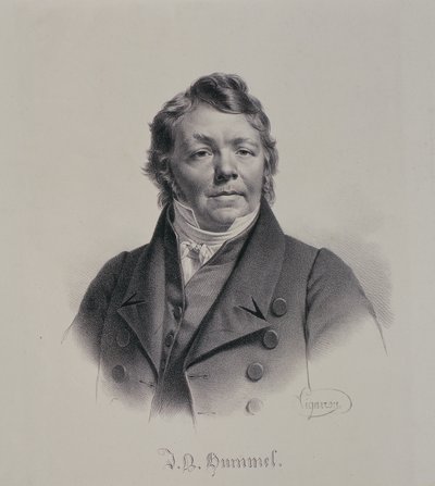 يوهان نيبوموك هاميل (1778-1837) بواسطة بيير روش فيجنرون