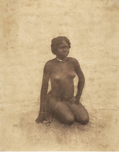 امرأة النوبة الشابة ، 1853-54. بواسطة بيير تريماو