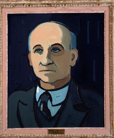 صورة للشاعر الفرنسي ماكس جاكوب (1876-1944) رسم بيير دي بيلاي (1890-1947) القرن العشرين في أورليانز. متحف الفنون الجميلة بواسطة بيير دي بيلاي