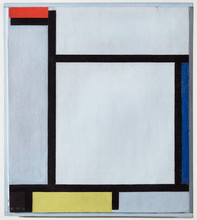 تكوين باللون الأحمر والأزرق والأسود والأصفر والرمادي ، 1921 بواسطة Piet Mondrian