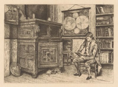 قراءة الرجل في الداخل بواسطة بيت فيرهارت