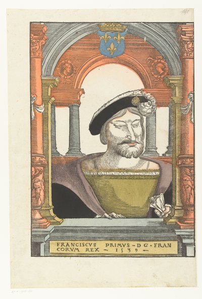 صورة لفرانسيس الأول ، ملك فرنسا (1494-1547) ، دوق بريتاني وكونت بروفانس بواسطة بيتر (دائرة) كوك فان إيلست