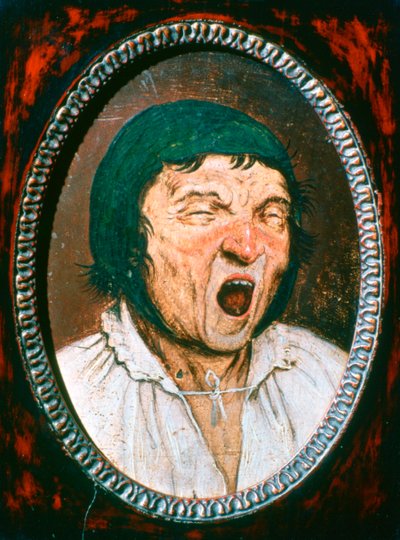 رجل تثاؤب ، c1545-1569 بواسطة بيتر بروغل الأكبر