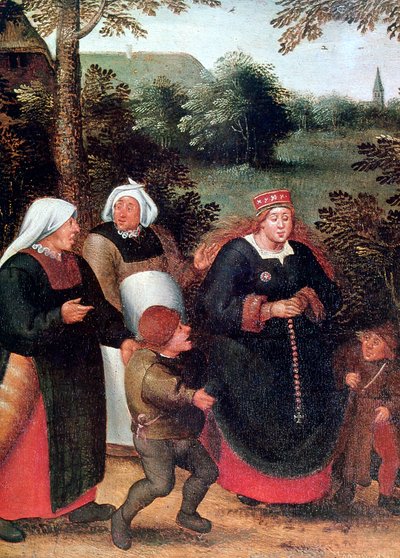 موكب العروس ، c1584-1638 بواسطة بيتر بروغل الأصغر
